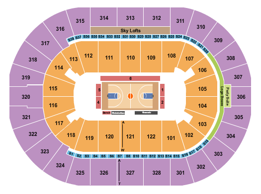 BOK Center Seating Chart: Basketball - Globetrotters