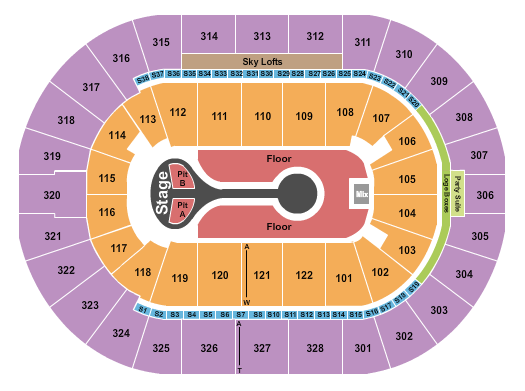 BOK Center Seating Chart: Benson Boone