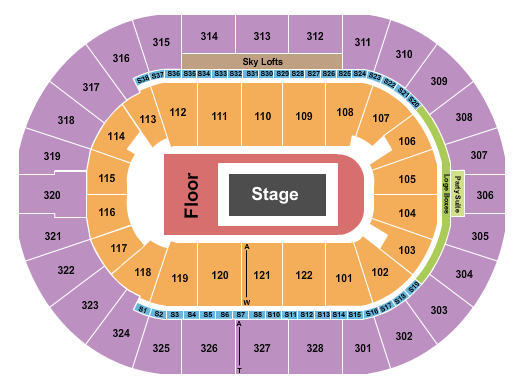 BOK Center Seating Chart: Billie Eilish