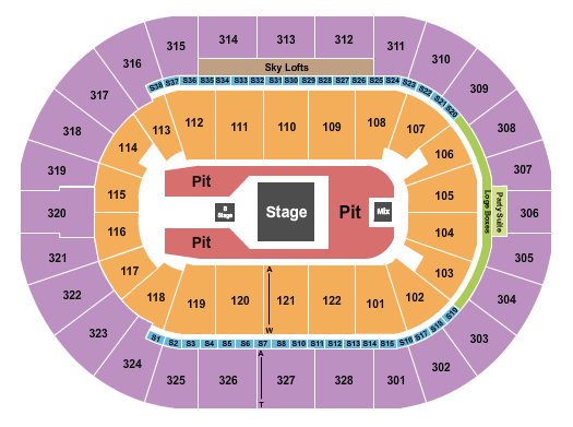 BOK Center Seating Chart: Forrest Frank 2