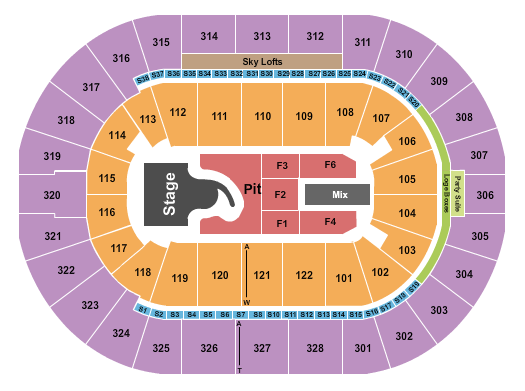 BOK Center Seating Chart: Megan Moroney