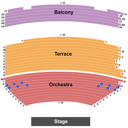 Bologna Performing Arts Center Seating Chart