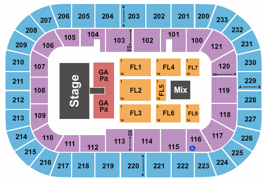 Bon Secours Arena Greenville Sc Seating Chart