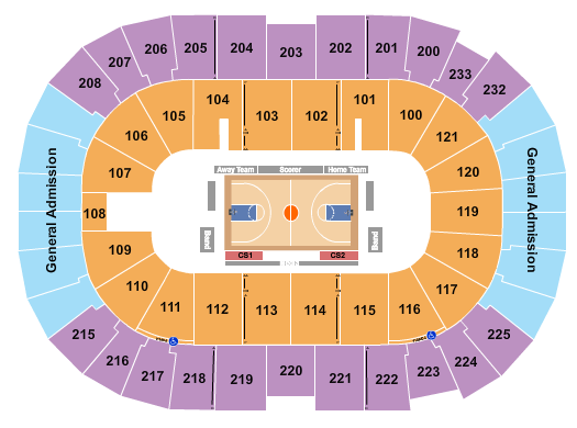 Bon Secours Wellness Arena Seating Chart: Basketball - Womens Tourney 2