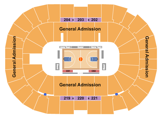 Bon Secours Wellness Arena Seating Chart: Basketball - Womens Tourney