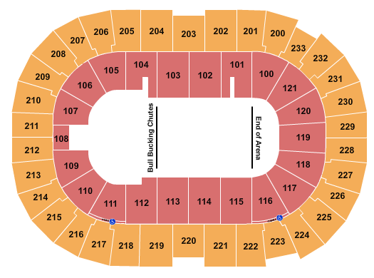 Bon Secours Wellness Arena Seating Chart: PBR 2