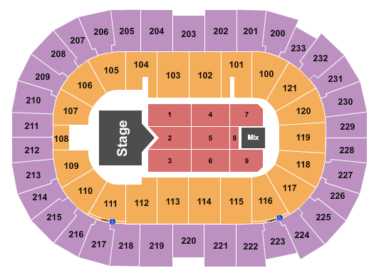 Bon Secours Wellness Arena Seating Chart: Rascal Flatts 1