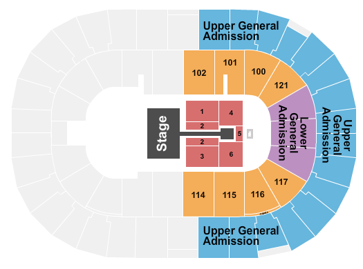 Bon Secours Wellness Arena Seating Chart: Spiritfest