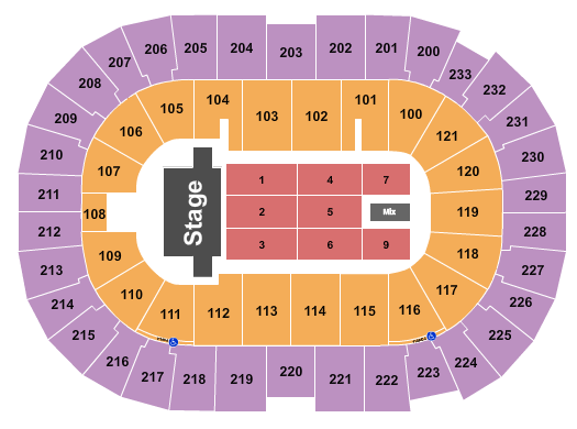 Bon Secours Wellness Arena Seating Chart: TSO