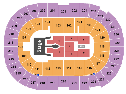 Bon Secours Wellness Arena Seating Chart: Tim McGraw 2023