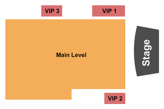 Boot Barn Hall At Bourbon Brothers - CO Seating Chart: Endstage VIP