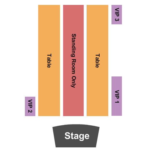 Boot Barn Hall At Bourbon Brothers - CO Seating Chart: GA Floor & Tables 3