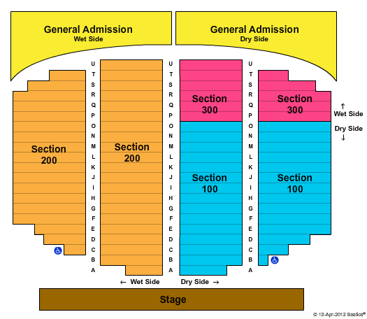 Alaska State Fair Borealis Theatre Seating Chart: End Stage