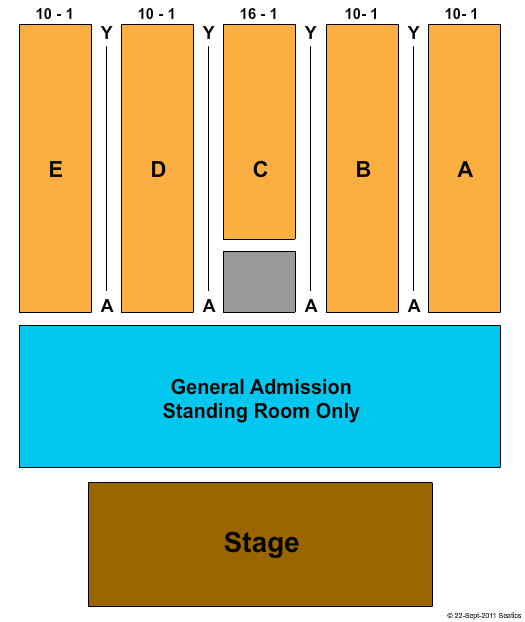 Borgata Events Center Seating Chart