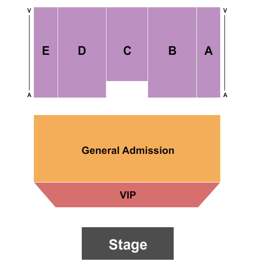 Borgata Event Center Seating Chart: VIP/GA/RSV