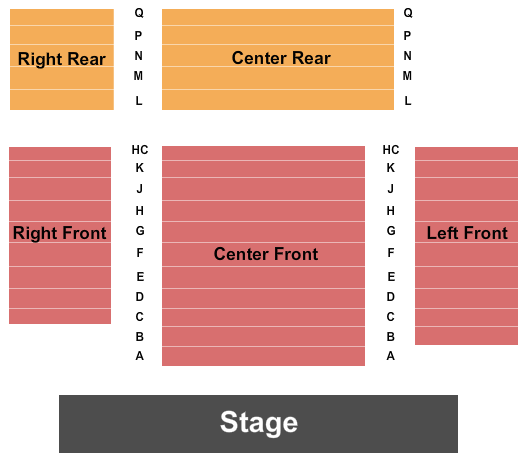 Wimberly Theater Seating Chart
