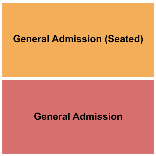 Bottlerocket Social Hall Seating Chart: GA Standing/Seated