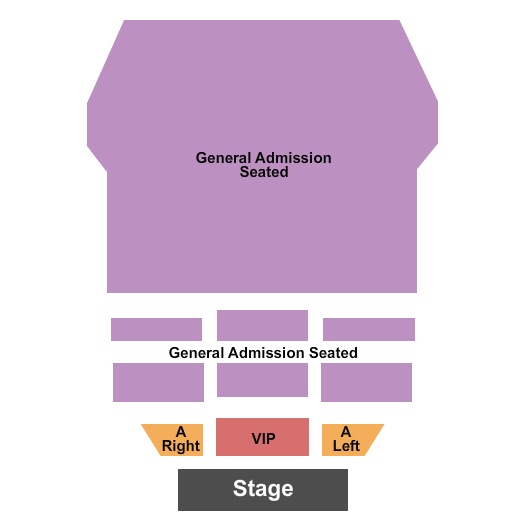 Boulder Theater Seating Chart: Endstage GA/VIP