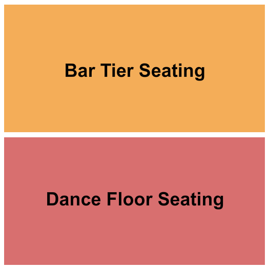 Bourbon Theatre - NE Seating Chart: DanceFloor/BarTier