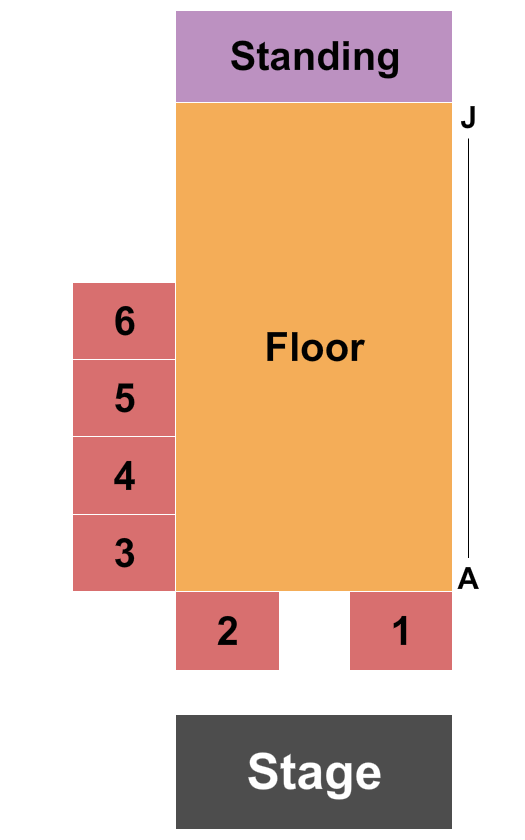 Bowery Palace Seating Chart: Endstage
