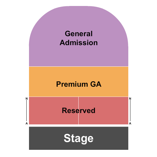Bowl in the Pines Seating Chart: Reserved/GA 2
