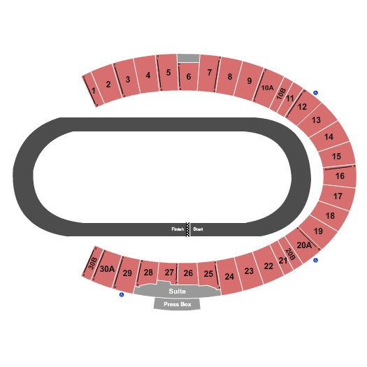 Bowman Gray Stadium Seating Chart: Racing