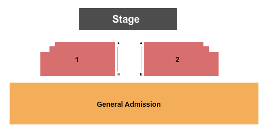 Boxcar Park Seating Chart: End Stage
