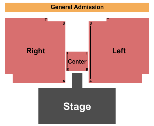Boxcar Park Seating Chart: Endstage w/Catwalk