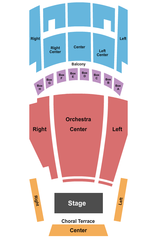 Bradley Symphony Center Seating Chart: Endstage