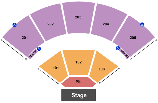 Brandon Amphitheater Seating Chart: Endstage GA Pit 2