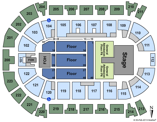 Brandt Centre Seating Chart