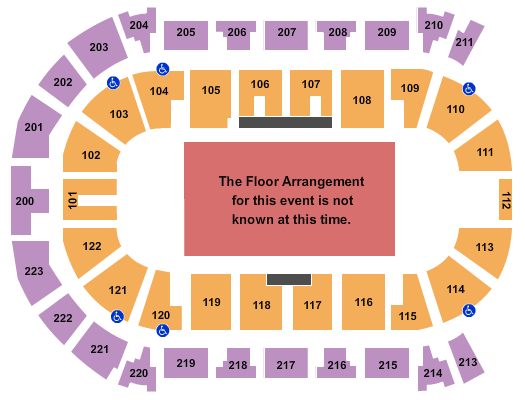 Brandt Centre - Evraz Place Seating Chart: Generic Floor