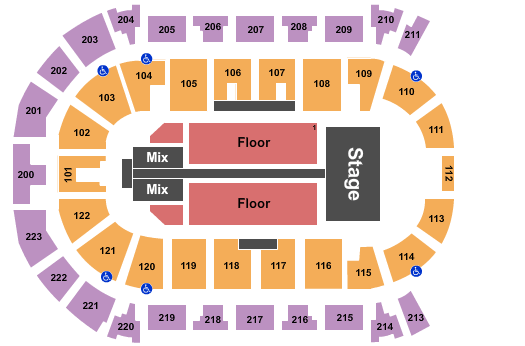 Brandt Centre Seating Chart