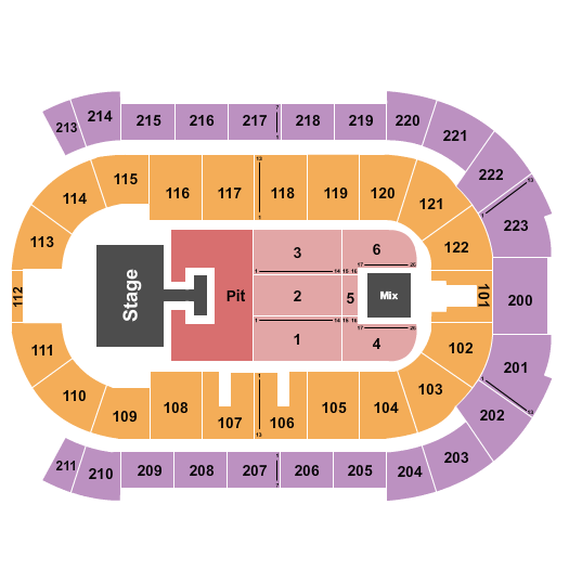 Brandt Centre - Evraz Place Seating Chart: Riley Green