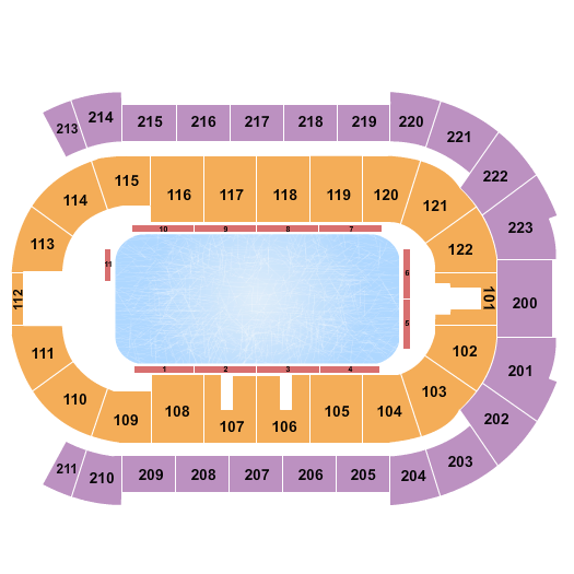 Brandt Centre - Evraz Place Seating Chart: Stars On Ice