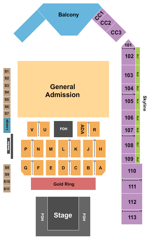 Breese Stevens Field Seating Chart: Concert