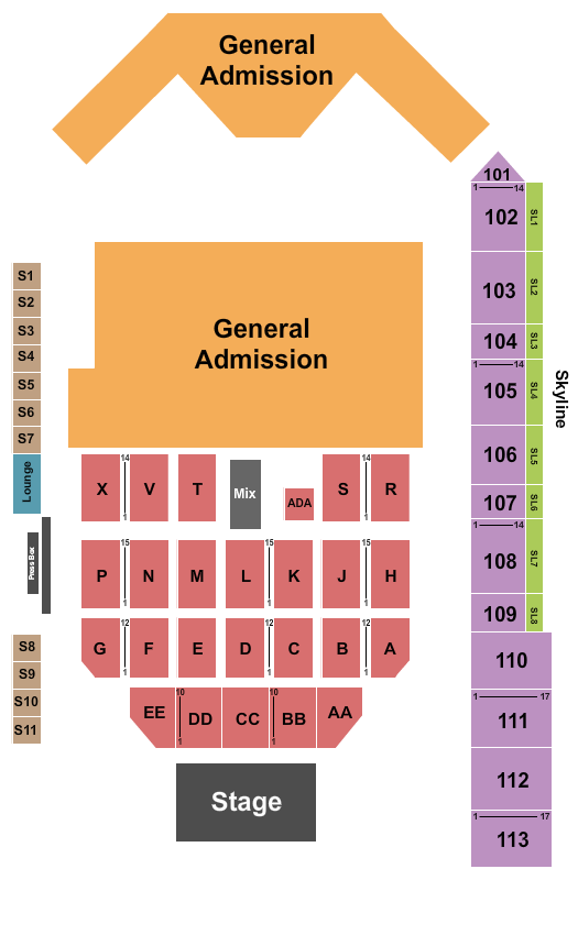 Breese Stevens Field Seating Chart: Endstage GA 4