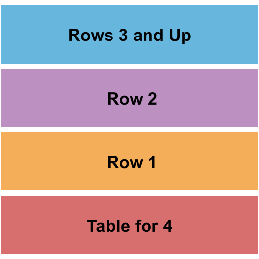 Brewsky's Seating Chart: Table & Rows