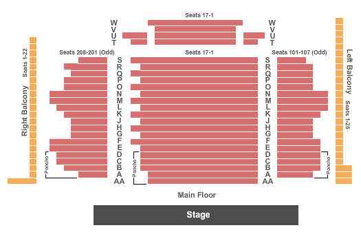 Briar Street Theatre Seating Chart