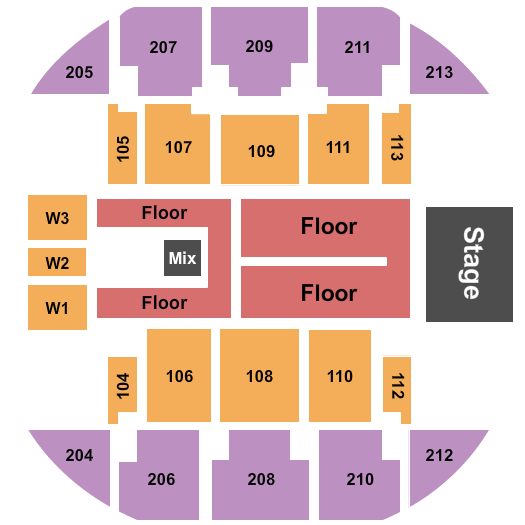Brick Breeden Fieldhouse Concert Seating Chart