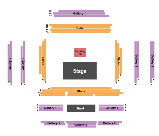 Bridge Theatre Seating Chart
