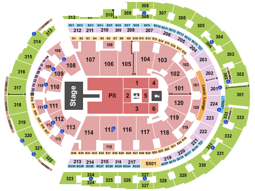 Bridgestone Arena Seating Chart: Alex Warren