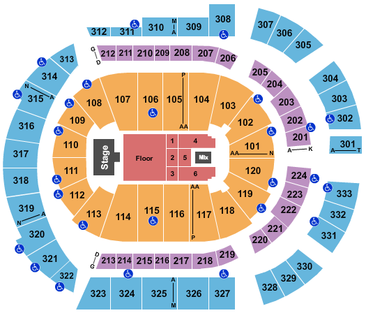 Bridgestone Arena Seating Chart: Billy Strings