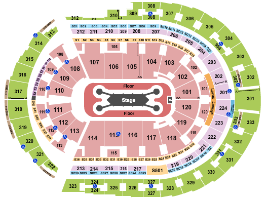 Bridgestone Arena Seating Chart: Feid
