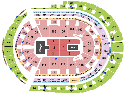Bridgestone Arena Seating Chart: Hootie The Blowfish
