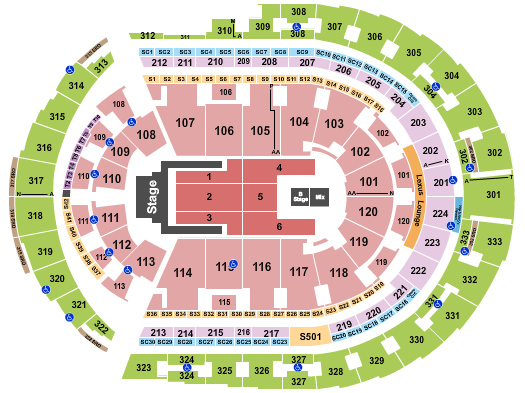 Bridgestone Arena Seating Chart: Jelly Roll