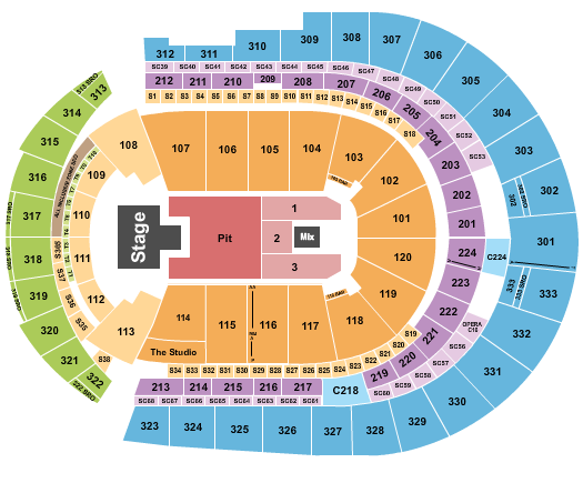 Bridgestone Arena Seating Chart: Lizzy McAlpine