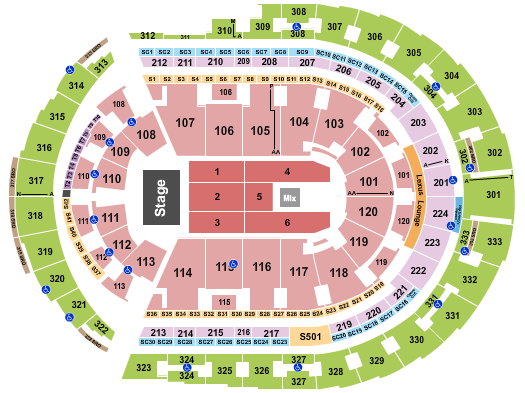 Bridgestone Arena Seating Chart: Matt Rife