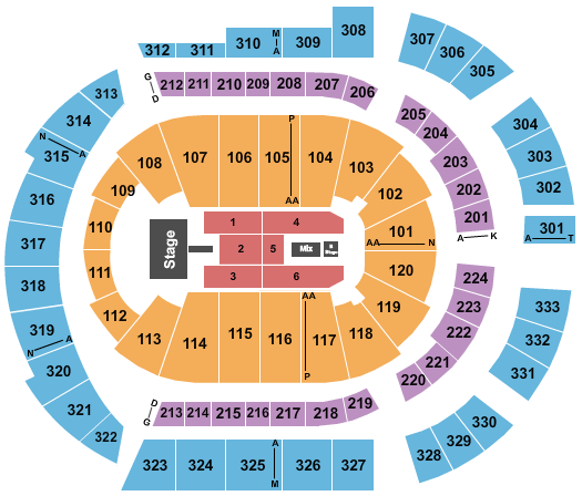 The Most Stylish and also Stunning bridgestone arena concert seating chart