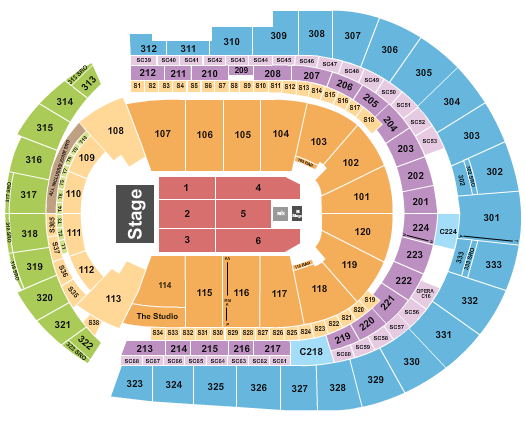 Bridgestone Arena Seating Chart: Pentatonix